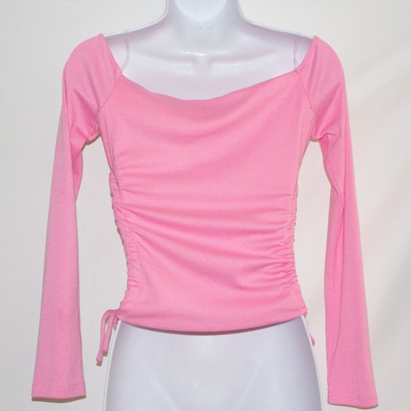 Better Be | Off the shoulder Top | Pink | Large - Picture 2 of 10